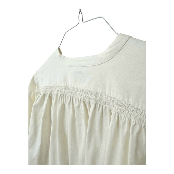 DÔEN | O’Keefe Blouse in Ivory Cotton, Size Small - Picture 5 of 10